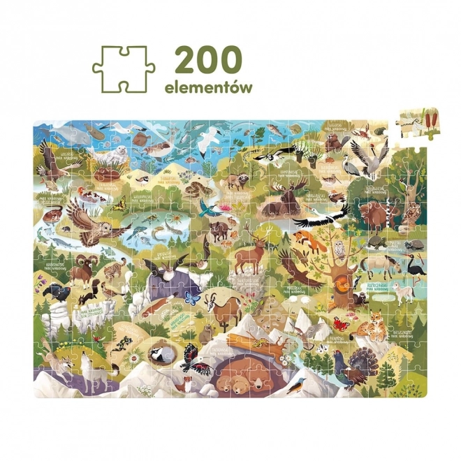 CzuCzu Dziké puzzle národních parků