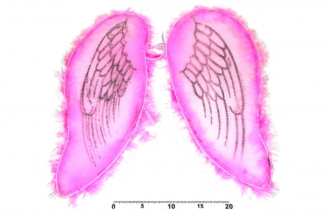 Křídla růžová anděl/víla