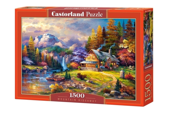 Puzzle 1500 dílků Castorland – Domek v horách