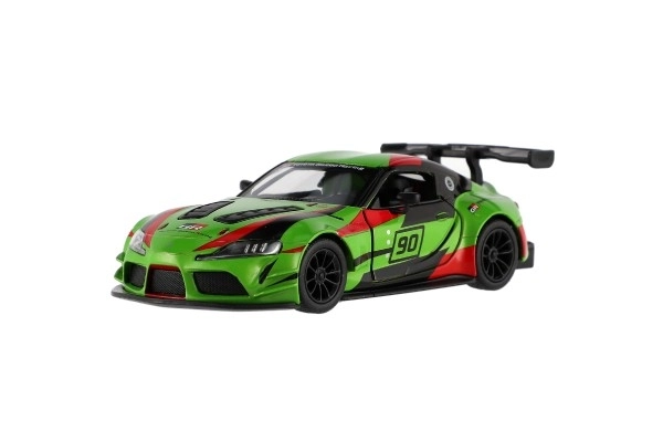 Auto Kinsmart Toyota GR Supra Racing kov 13 cm