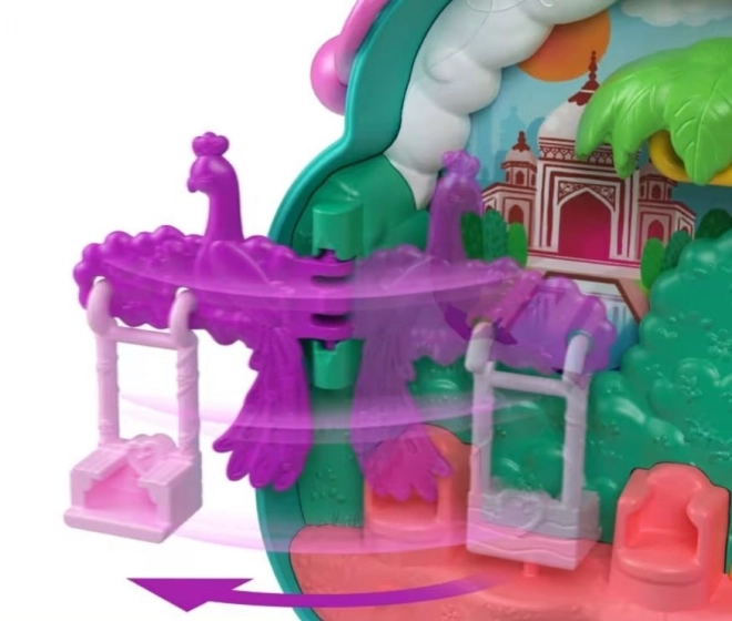 Polly Pocket Pávím zahradním kompaktní hrací set