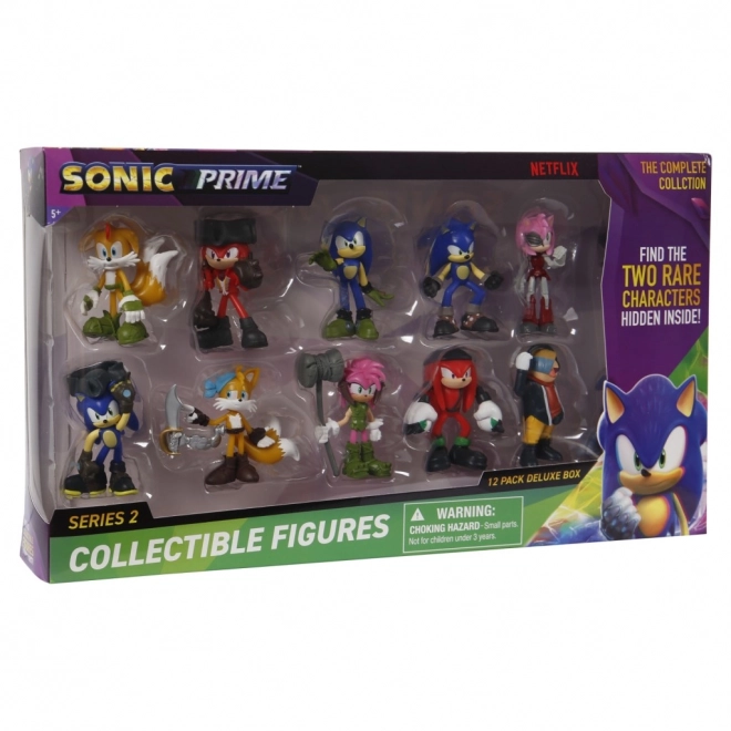 Sonic sběratelské figurky 12 ks Deluxe sada