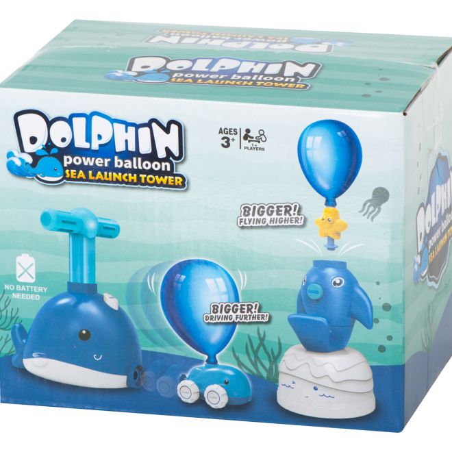 Aerodynamický odpalovač balónků - delfín