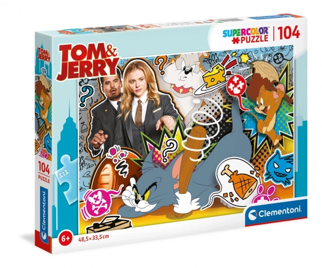 CLEMENTONI Puzzle Tom a Jerry 104 dílků