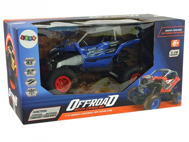 Off-road Off-road Dálkově ovládaný 2,4 GHz 1:16 Modrá barva