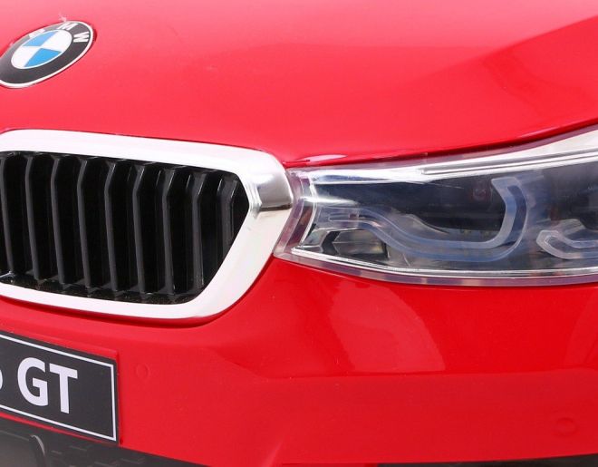 BMW 6 GT Auto na baterie červené + dálkové ovládání + pomalý start + EVA + pásy + LED MP3