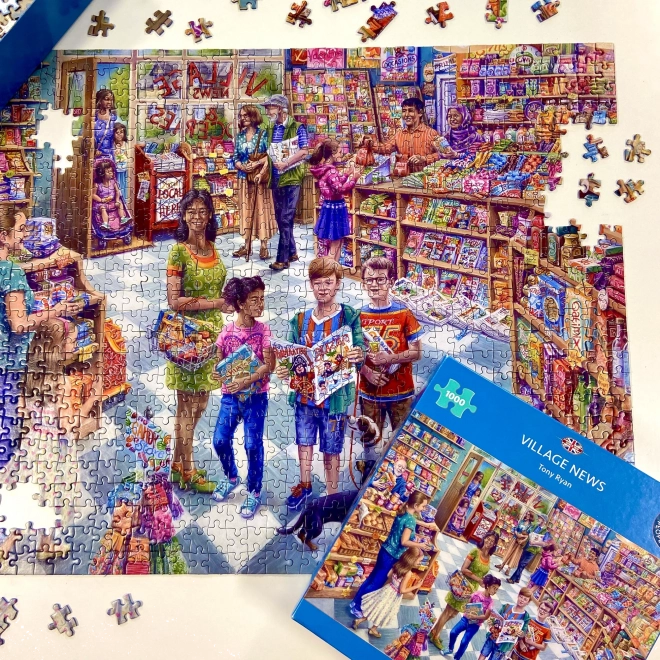 GIBSONS Puzzle Zprávy z vesnice 1000 dílků