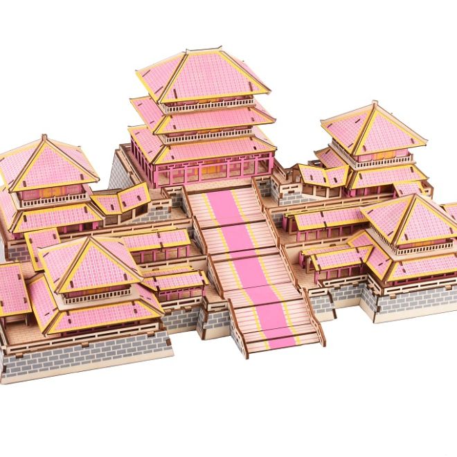 Woodcraft Dřevěné 3D puzzle Epang palace