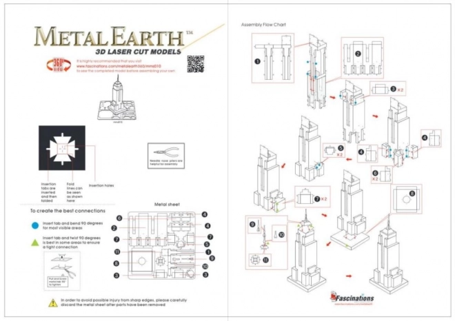 METAL EARTH 3D puzzle Chrysler Building