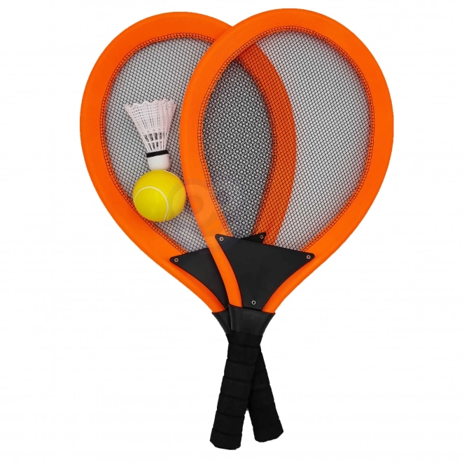 Velké raketky na tenis a badminton pro děti set Woopie