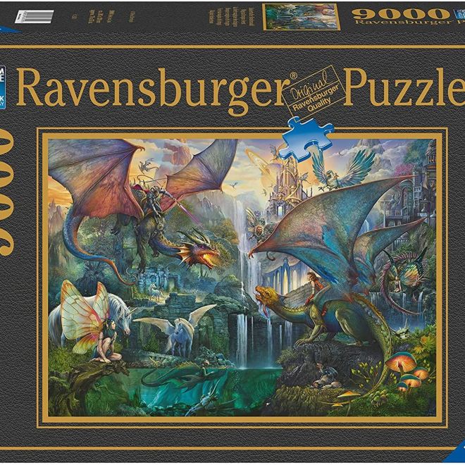 RAVENSBURGER Puzzle Dračí les 9000 dílků