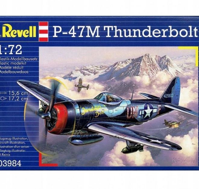 Model k sestavení P-47 Thunderbolt