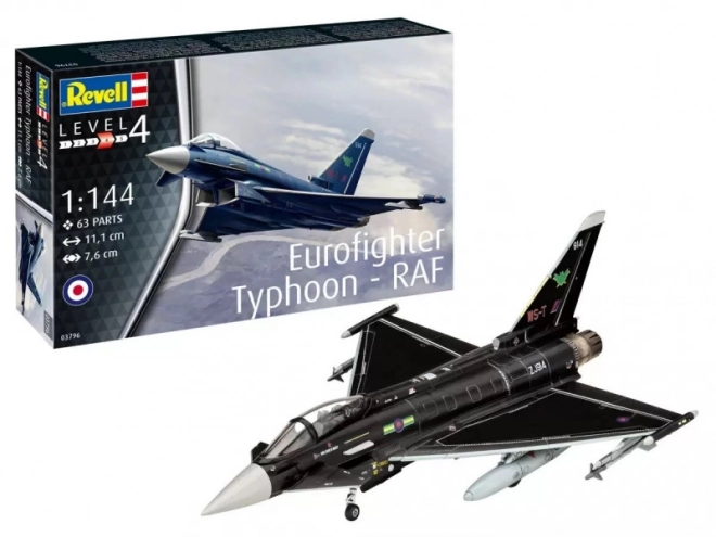 Plastikový model letadla Eurofighter Typhoon RAF 1/144