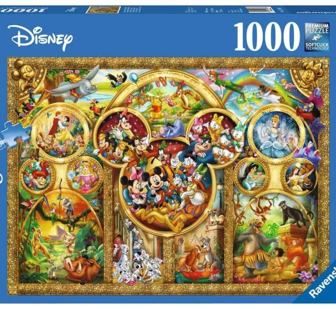 Puzzle 1000 prvků Nejkrásnější okamžiky Disneyho