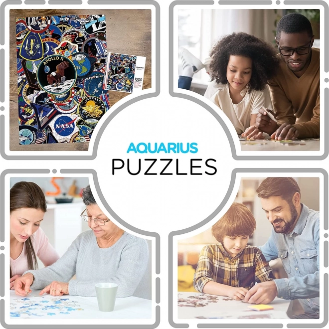 Puzzle NASA: Nášivky misí 1000 dílků