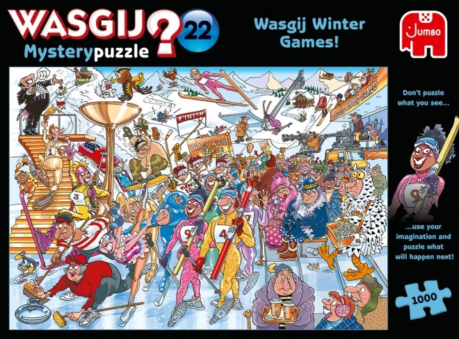 Puzzle 1000 dílků Vasgi Mystery Winter Games