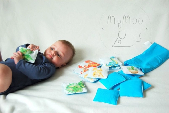 MyMoo Textilní pexeso - Cesta do pravěku