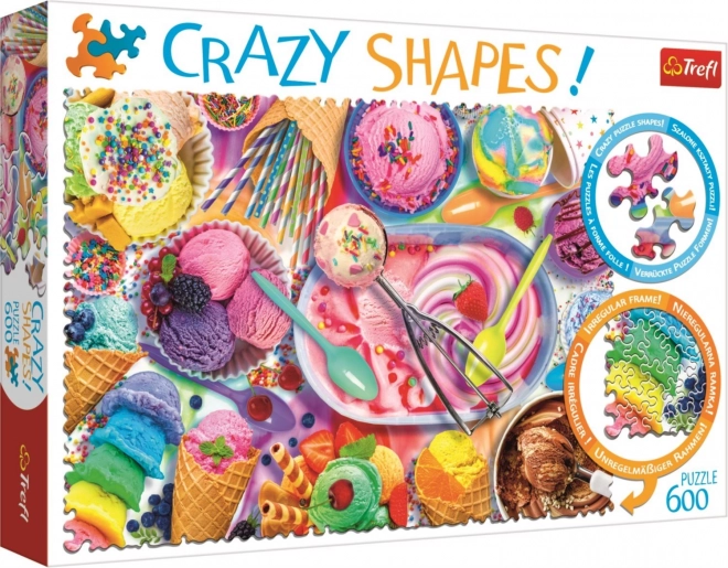 TREFL Crazy Shapes puzzle Sladké sny 600 dílků