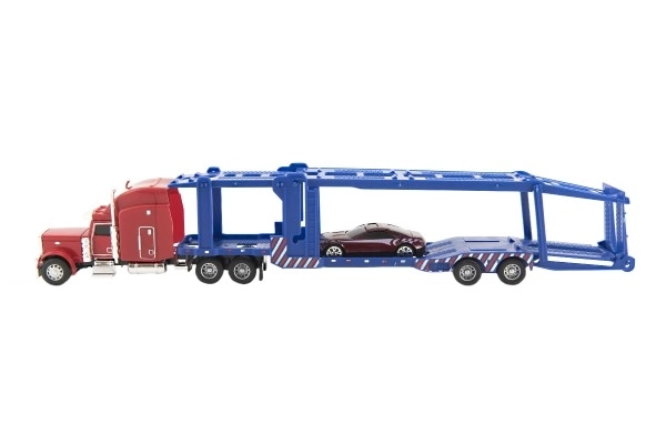Kamion s návěsem 37cm kov/plast 2 druhy v krabičce 40x10x5cm