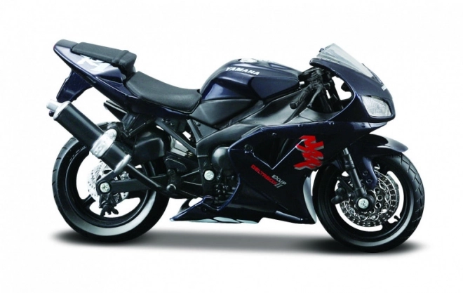 Kovový model motocyklu Yamaha YZF-R1 se základnou 1:18