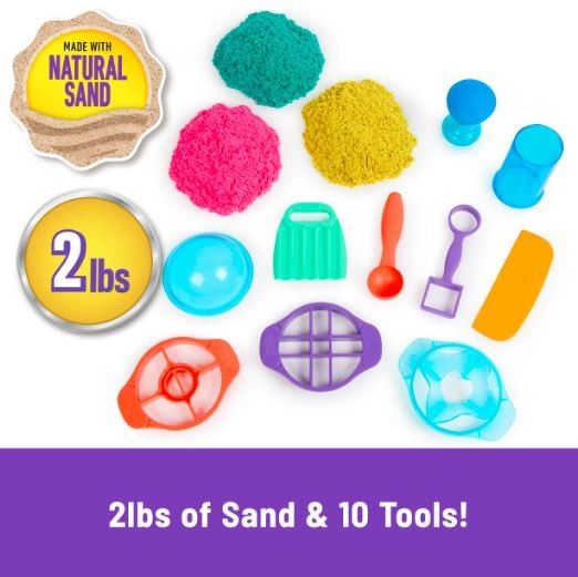 Kinetic sand ultimátní sada písku s nástroji