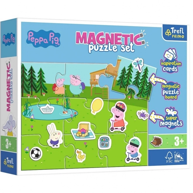 Magnetické puzzle Peppino hřiště, Prasátko Peppa