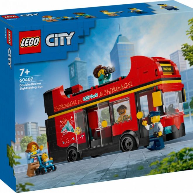 City bricks 60407 Červený patrový autobus
