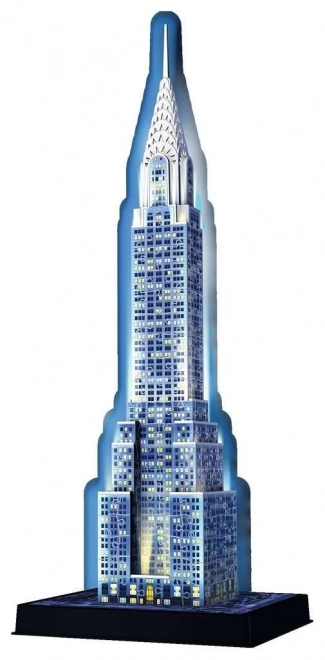 RAVENSBURGER Svítící 3D puzzle Noční edice Chrysler Building 216 dílků