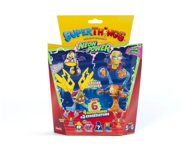 SuperThings NeonPower figurky s exoskelety