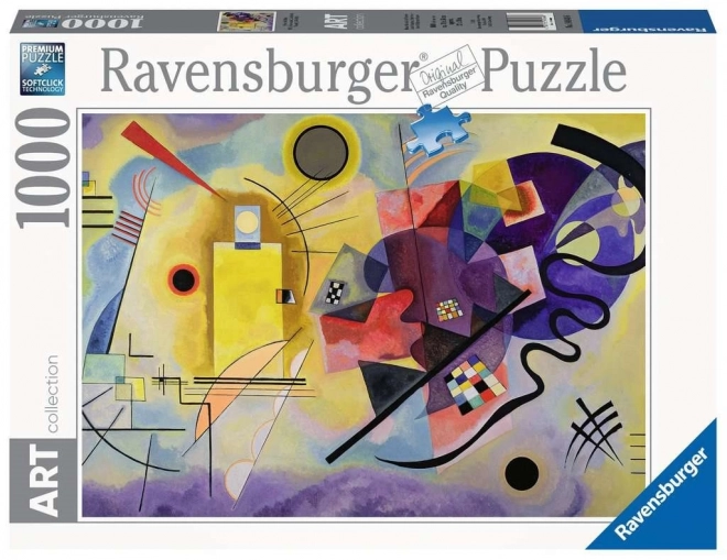 Ravensburger puzzle Art Collection: Žlutá, červená, modrá