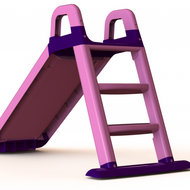 DOLONI Skluzavka 140 cm – Růžovo-fialová