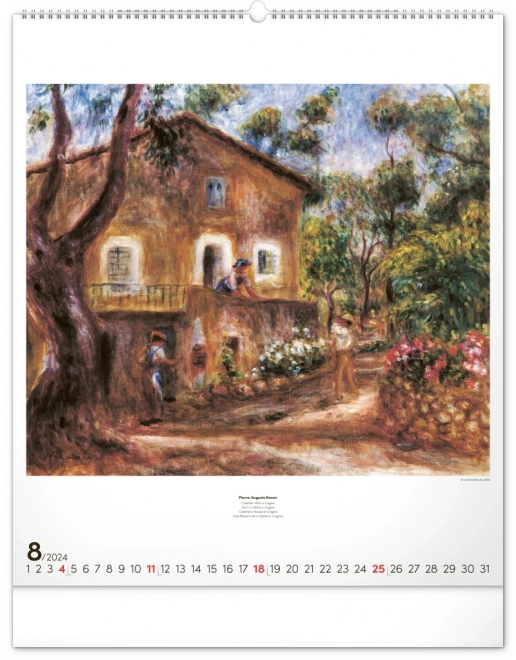 Nástěnný kalendář Impresionismus 2024, 48 × 56 cm