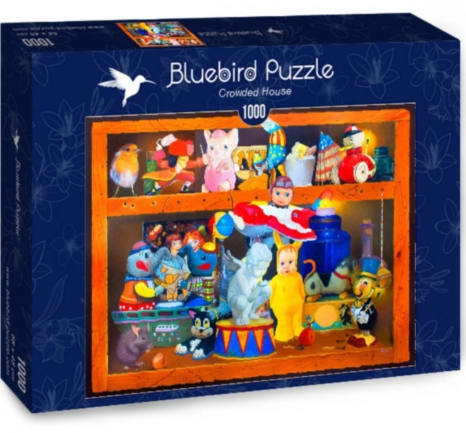 Puzzle Přeplněný dům 1000 dílků