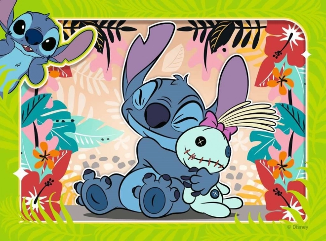 RAVENSBURGER Puzzle Lilo a Stitch 4v1 (12, 16, 20, 24 dílků)