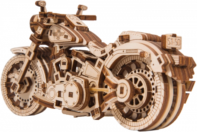 WOODEN CITY 3D puzzle Motocykl Cruiser V-Twin 168 dílů