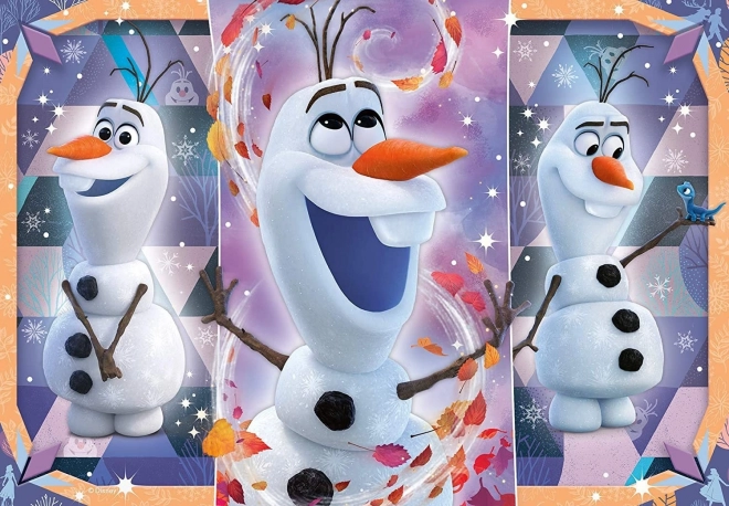 RAVENSBURGER Puzzle Ledové království 2: Milující Olaf 2x12 dílků