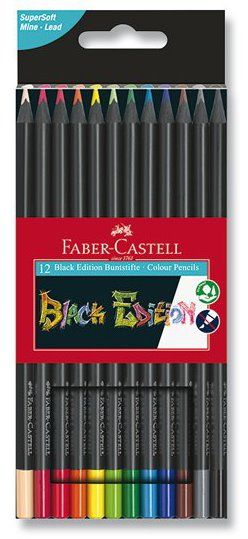 Faber-Castell Pastelky Black Edition 12ks