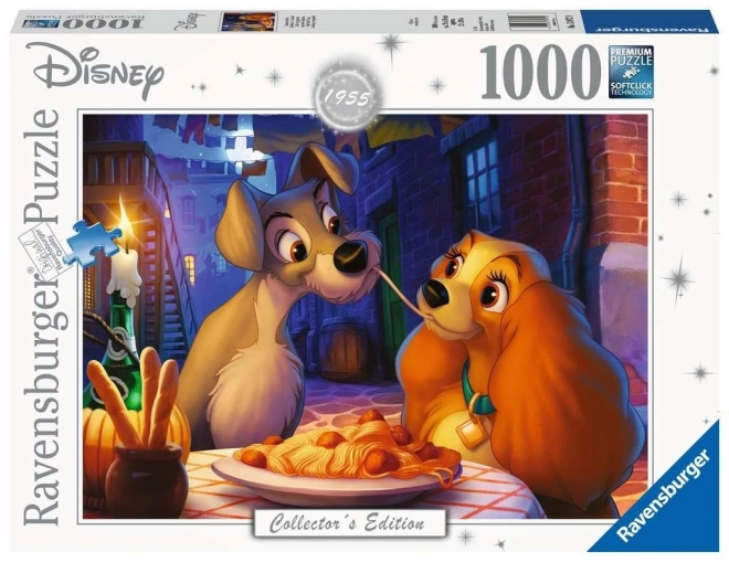 RAVENSBURGER Puzzle Lady a Tramp 1000 dílků