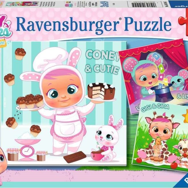 RAVENSBURGER Puzzle Cry Babies Magic Tears 3x49 dílků
