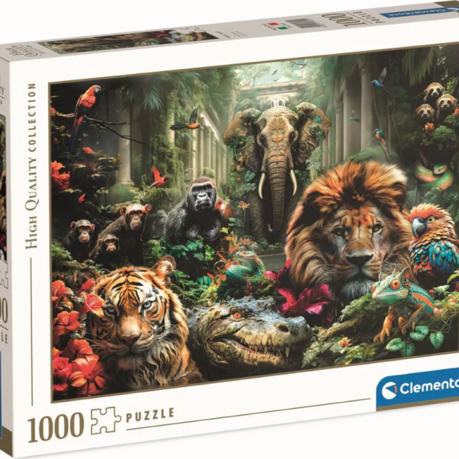 CLEMENTONI Puzzle Tajuplná džungle 1000 dílků