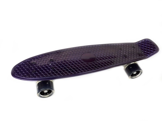 Skateboard se svítícími koly