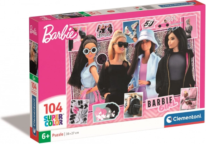 CLEMENTONI Puzzle Barbie 104 dílků