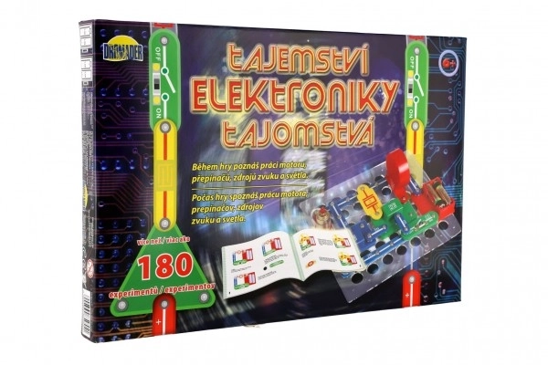 Tajemství elektroniky 180 experimentů na baterie v krabici 42x28,5x4cm od 6 let