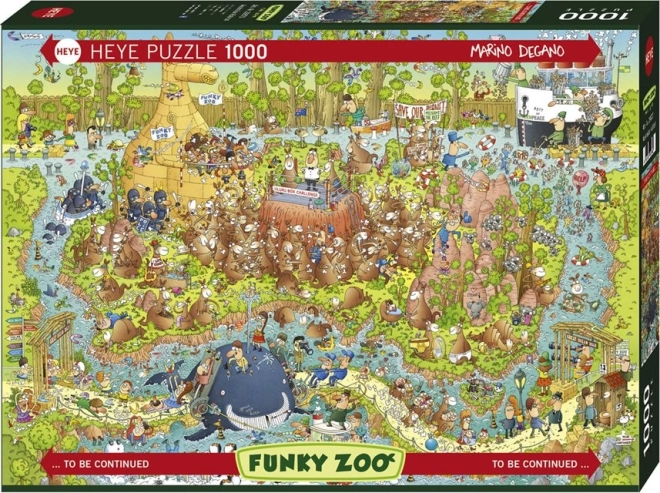 HEYE Puzzle Šílená ZOO: Australská expozice 1000 dílků