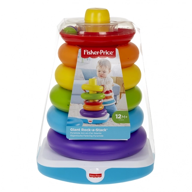 Gigapyramida z kroužků od Fisher-Price