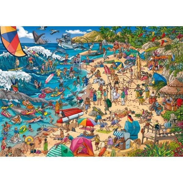 Puzzle 1000 prvků Bláznivá pláž