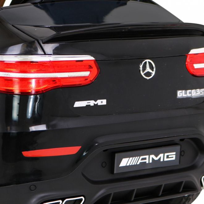 Mercedes Benz GLC63S pro děti černý + dálkové ovládání + pohon 4x4 + MP3 LED + EVA + pomalý start