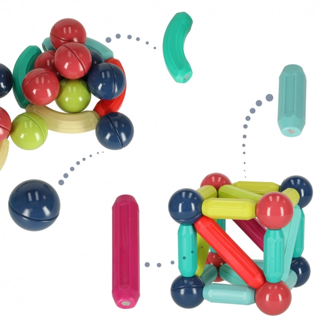 Magnetické bloky pro nejmenší – 50 dílů