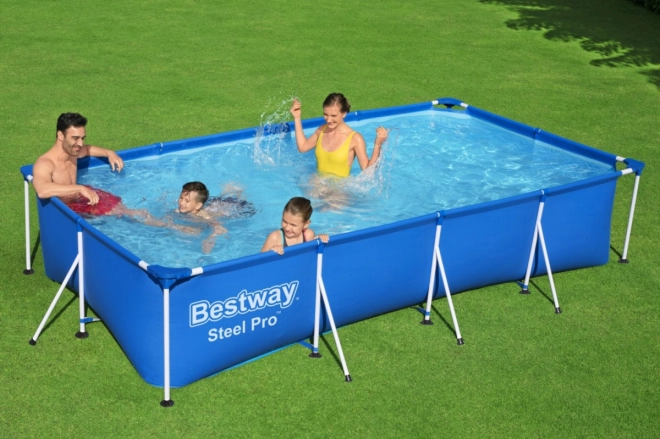 BESTWAY 3v1 Family Steel Pro 400x211x81 Stojanový bazén + čerpadlo + filtr