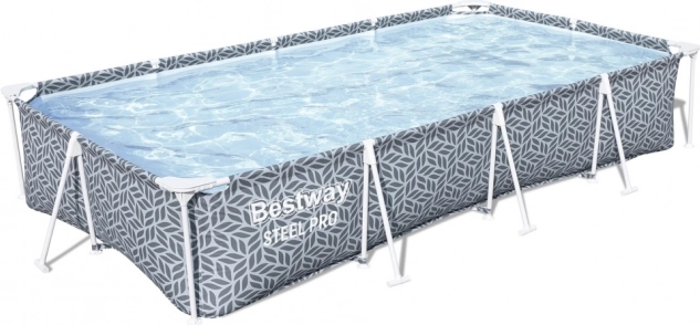 Obdélníkový bazén s konstrukcí Bestway Steel Pro 366 x 201 x 66 cm